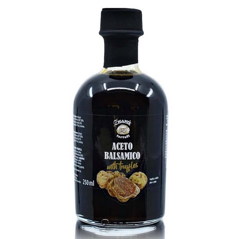 Aceto balsámico di Modena con trufa blanca
