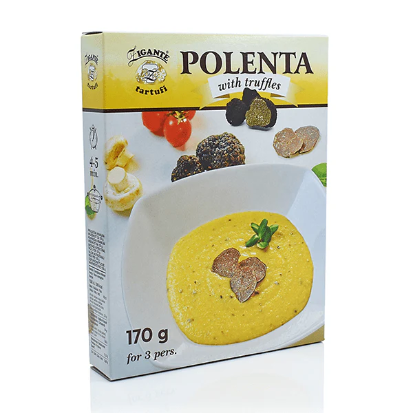 Polenta con trufas